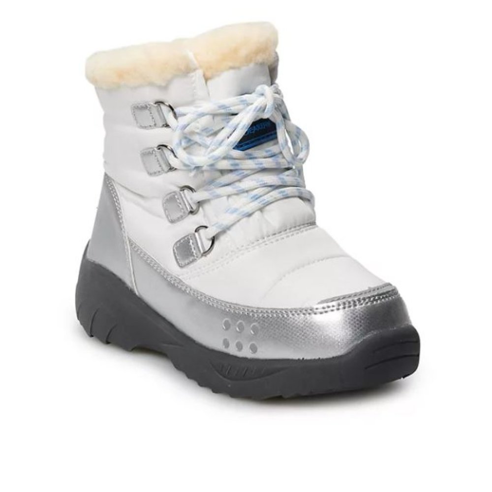 Bearpaw Tundra Kids' Winter Boots Size 5 White